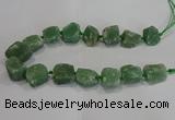 CNG3007 15.5 inches 15*20mm - 22*30mm nuggets green aventurine beads