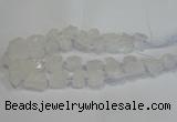 CNG3015 15.5 inches 15*20mm - 22*30mm nuggets white crystal beads