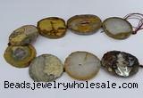 CNG3030 15.5 inches 35*40mm - 45*50mm freeform druzy agate beads