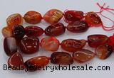 CNG3049 25*30mm - 30*40mm nuggets agate gemstone beads