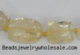 CNG313 15.5 inches 10*14mm – 15*20mm nuggets citrine gemstone beads