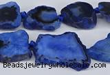 CNG3172 15.5 inches 15*20mm - 25*30mm freeform druzy agate beads