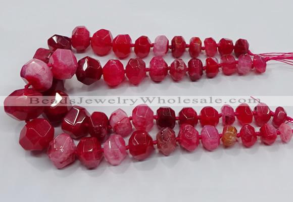 CNG3177 15.5 inches 12*16mm - 25*30mm nuggets agate beads