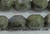 CNG320 15.5 inches 15*20mm faceted nuggets labradorite gemstone beads