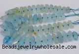 CNG3225 15.5 inches 10*25mm - 12*45mm faceted nuggets agate beads