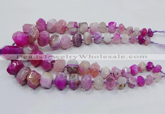 CNG3231 15.5 inches 12*16mm - 25*30mm nuggets agate beads