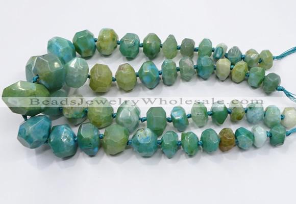 CNG3232 15.5 inches 12*16mm - 25*30mm nuggets agate beads