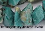 CNG3246 15.5 inches 25*35mm - 30*40mm nuggets amazonite beads