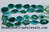 CNG3457 15.5 inches 20*30mm - 30*40mm freeform agate beads