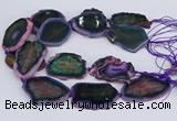 CNG3461 15.5 inches 35*40mm - 45*55mm freeform agate beads