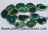 CNG3463 15.5 inches 35*40mm - 45*55mm freeform agate beads