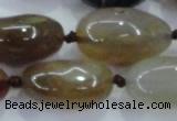 CNG348 15.5 inches 15*20mm - 20*30mm nuggets agate gemstone beads