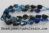 CNG3510 15.5 inches 15*20mm - 18*25mm faceted nuggets agate beads