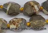 CNG3529 15.5 inches 14mm - 16mm faceted nuggets devil jasper beads