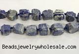 CNG3570 15.5 inches 18*20mm - 25*30mm nuggets rough lapis lazuli beads