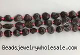 CNG3579 15.5 inches 10*14mm - 12*16mm nuggets garnet gemstone beads