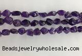 CNG3581 15.5 inches 8*10mm - 10*12mm nuggets amethyst beads