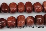 CNG43 15.5 inches 11*15mm nuggets goldstone gemstone beads