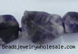 CNG435 15.5 inches 15*20mm – 20*32mm nuggets amethyst beads