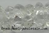 CNG5023 15.5 inches 10*14mm - 13*18mm faceted nuggets white crystal beads