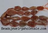 CNG5083 15.5 inches 20*30mm - 25*45mm freeform sunstone beads