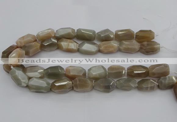 CNG5089 15.5 inches 13*18mm - 15*25mm faceted nuggets sunstone beads