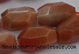 CNG5091 15.5 inches 13*18mm - 15*25mm faceted nuggets sunstone beads