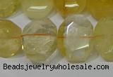 CNG5129 15.5 inches 15*18mm - 15*20mm faceted freeform citrine beads