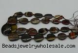 CNG5169 15.5 inches 16*22mm - 30*35mm freeform tiger iron beads