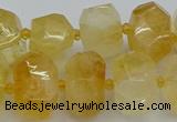 CNG5219 15.5 inches 12*16mm - 15*20mm faceted nuggets citrine beads