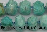 CNG5271 15.5 inches 10*14mm - 15*20mm faceted nuggets amazonite beads