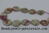 CNG5312 15.5 inches 20*30mm - 35*45mm freeform tourmaline beads