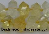 CNG5327 15.5 inches 12*16mm - 15*20mm faceted nuggets citrine beads