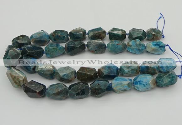 CNG5388 15.5 inches 12*16mm - 15*25mm faceted nuggets apatite beads