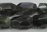 CNG5389 15.5 inches 12*16mm - 15*25mm faceted nuggets labradorite beads