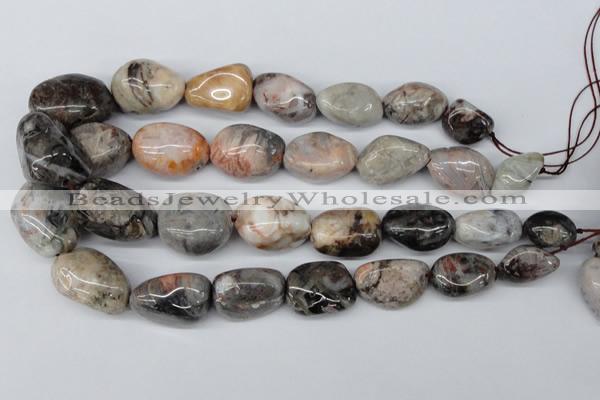 CNG54 15.5 inches 16*20mm - 25*35mm nuggets agate gemstone beads