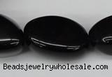 CNG55 15.5 inches 10*12mm - 20*35mm nuggets black agate beads