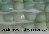 CNG554 15.5 inches 6*8mm nuggets amazonite gemstone beads