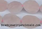 CNG5560 15.5 inches 12*16mm - 18*22mm freeform rose quartz beads