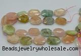 CNG5593 15.5 inches 20*25mm - 25*30mm faceted freeform morganite beads