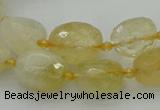 CNG5605 15.5 inches 10*14mm - 13*18mm faceted nuggets citrine beads