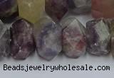 CNG5627 15.5 inches 10*14mm - 13*18mm faceted nuggets tourmaline beads