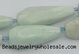 CNG5636 15.5 inches 15*35mm - 18*45mm faceted teardrop amazonite beads