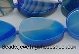 CNG5665 15.5 inches 22*30mm freeform agate gemstone beads