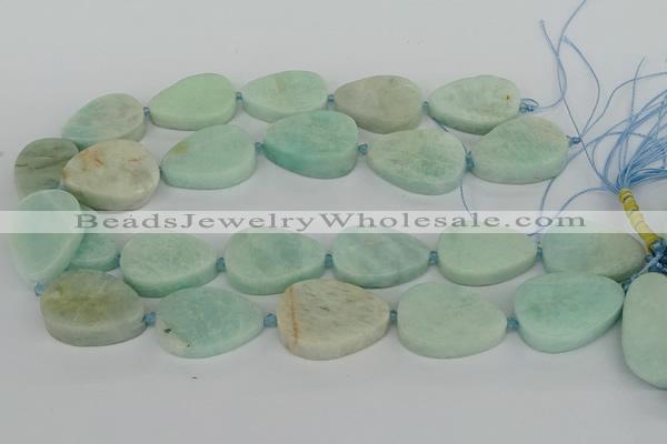 CNG5702 15.5 inches 22*30mm - 28*35mm freeform amazonite beads