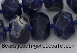 CNG5763 15.5 inches 12*16mm - 15*20mm faceted nuggets sodalite beads