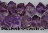 CNG5780 10*14mm - 12*16mm faceted nuggets amethyst beads