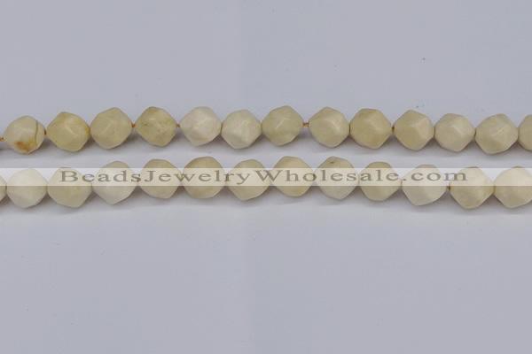 CNG6122 15.5 inches 8mm faceted nuggets jasper beads