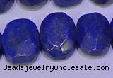 CNG6315 15.5 inches 13*18mm - 15*20mm faceted freeform lapis lazuli beads