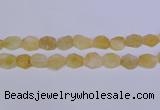 CNG6355 15.5 inches 14*18mm - 16*22mm freeform matte citrine beads